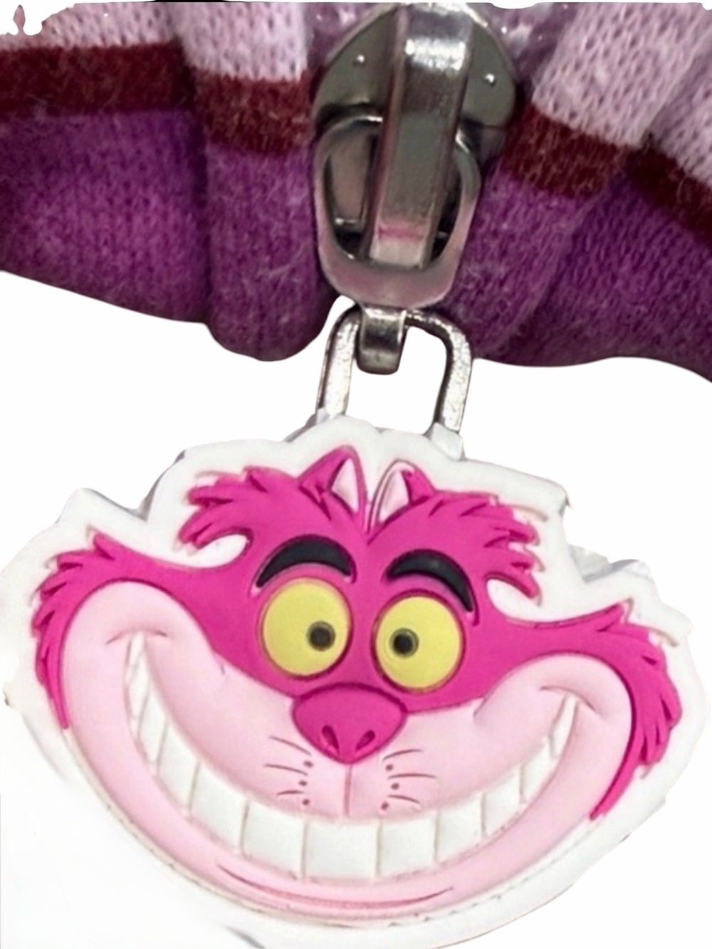 Disney ~ Striped Cheshire Zip-Up ~ Hood has Cheshire Cat Ears ~ Juniors Size XXL - Picture 4 of 8
